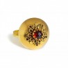 18K Gold filigree ring "MELOGRANO"