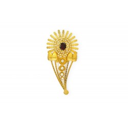 18K Gold filigree brooch "MARGHERITA"