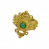 18K Gold filigree ring "ETRUSCO"