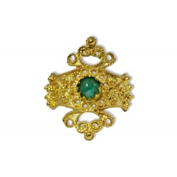 18K Gold filigree ring "ETRUSCO"