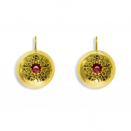 18K Gold filigree earrings "MELOGRANO"