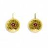 18K Gold filigree earrings "MELOGRANO"