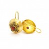 18K Gold filigree earrings "MELOGRANO"
