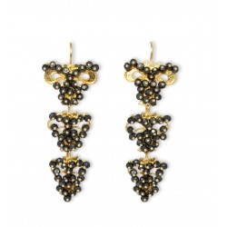 18K Gold filigree earrings "RICAMO"