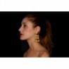 18K Gold filigree earrings "SA PALIA"