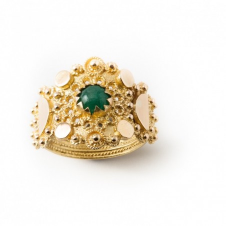 18K gold ring "OGLIASTRA SOLARE"