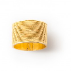 18K gold ring "FASCIA"