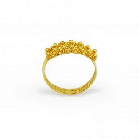18K Gold filigree ring "FEDE SARDA" 18K Gold filigree ring "FEDE SARDA"