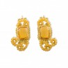 18K Gold filigree earrings "GAUDI'" 