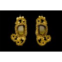 18K Gold filigree earrings "GAUDI'" 