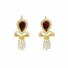 18K Gold filigree earrings "DONZELLA"