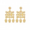 18K Gold filigree earrings "SA PALIA"