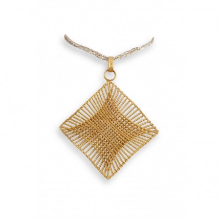 18K gold pendant "GEOMETRIE D'ORO"