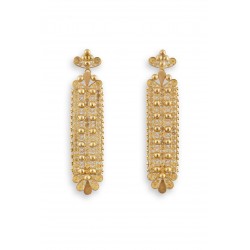 18K gold earrings "PIZZO REGALE"
