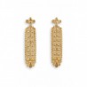 18K gold earrings "PIZZO REGALE"