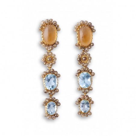 18K gold earrings "ELEGANZA" 18K gold earrings "ELEGANZA"