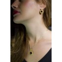 18K Gold filigree earrings "STELLA"